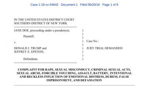 Anonymous Exposed Donald Trump, Jeffrey Epstein, Naomi Campbell