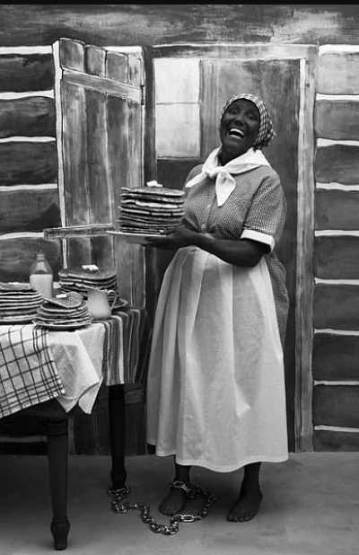 was aunt jemima chainted to a table Was Aunt Jemima Chained To A Table