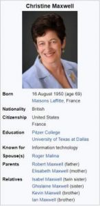 Is Ghislaine Maxwell's Sister Married To Dr Fauci? Christine Grady