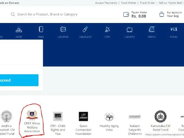 Paytm collaborates with CRPF Wives Association for quick donations