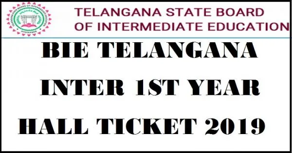 Telangana TS Inter Hall Tickets 2019: TSBIE 1st 2nd Year Admit Card
