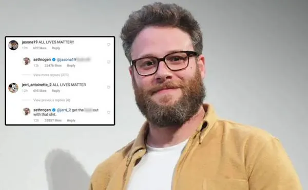 Seth Rogen Says F*CK OFF To Instagram Followers Who Have Issues With Black Lives Matter Post