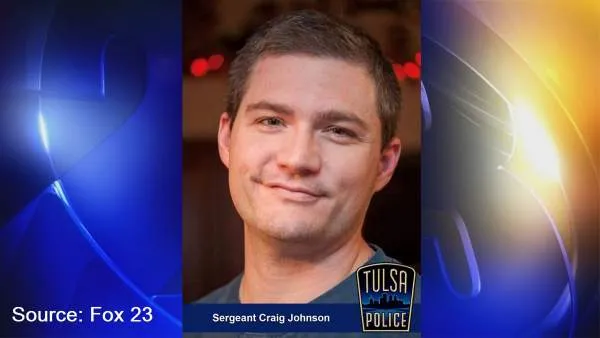 Craig Johnson, Tulsa Police Officer shot in traffic stop on Monday